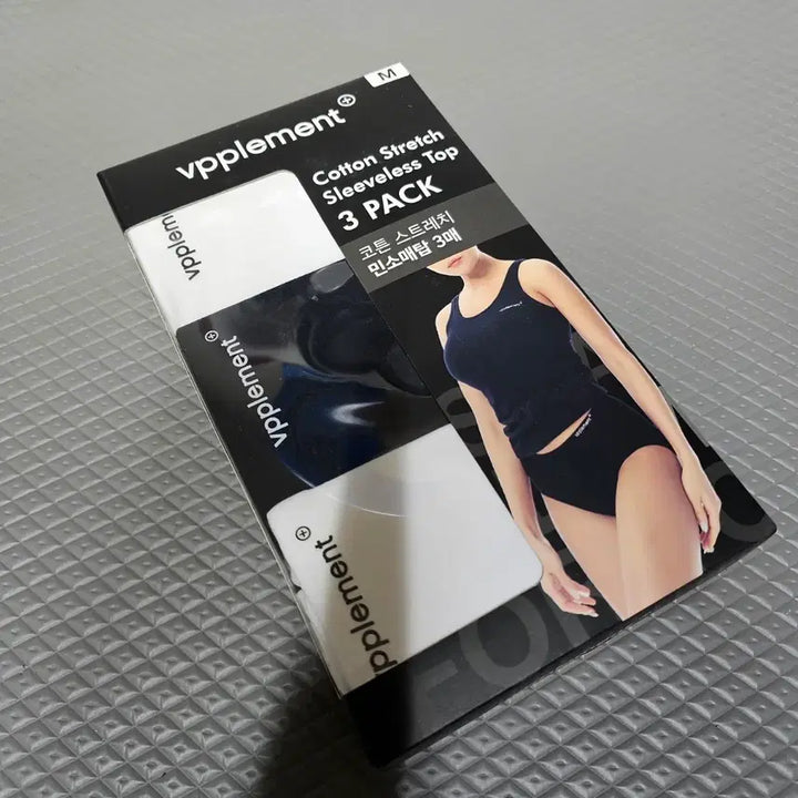 [BUNJANG] B-PLMENT Cotton Stretch Sleeveless Top (3-Pack) / 브플먼트 코튼 스트레치 민소매탑 M (3매). 브플먼트 여성 탑