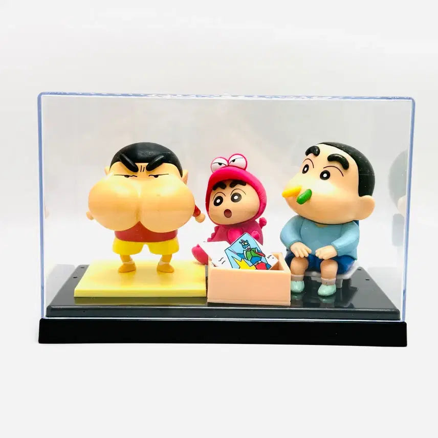 [BUNJANG] Crayon Shin-chan Figure 3-Piece Set / 짱구는 못말려 피규어 3종 세트