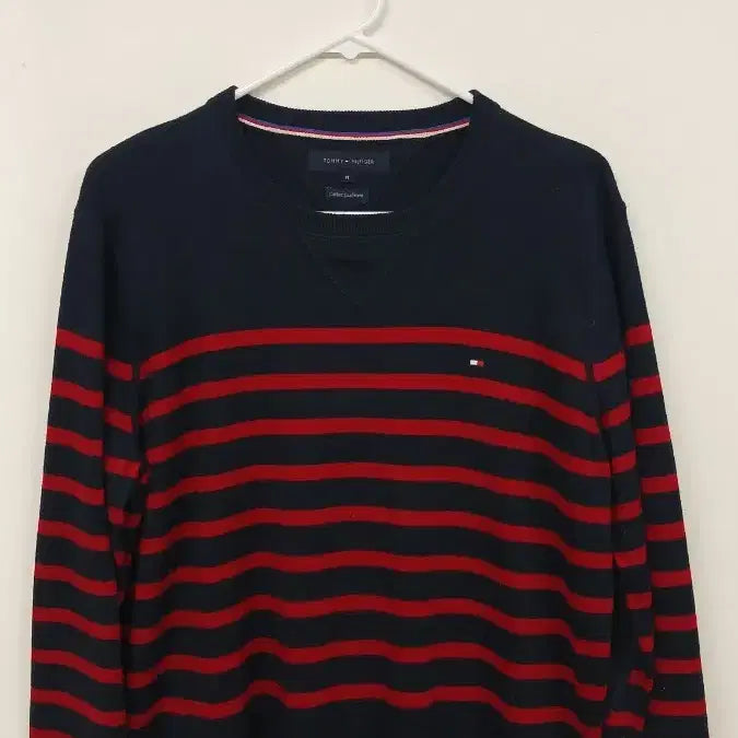 [BUNJANG] Tommy Hilfiger Cotton Cashmere Sweatshirt / 타미힐피거 코튼 캐시미어 맨투맨 M