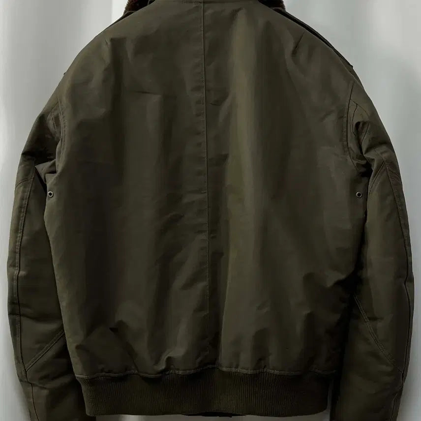 [BUNJANG] Polo Ralph Lauren B-15 Lambskin Shearling Waxed Down Flight Bomber Jacket / 폴로 랄프로렌 b-15 램스킨 시어링 왁스드 다운 플라이트 봄버자켓