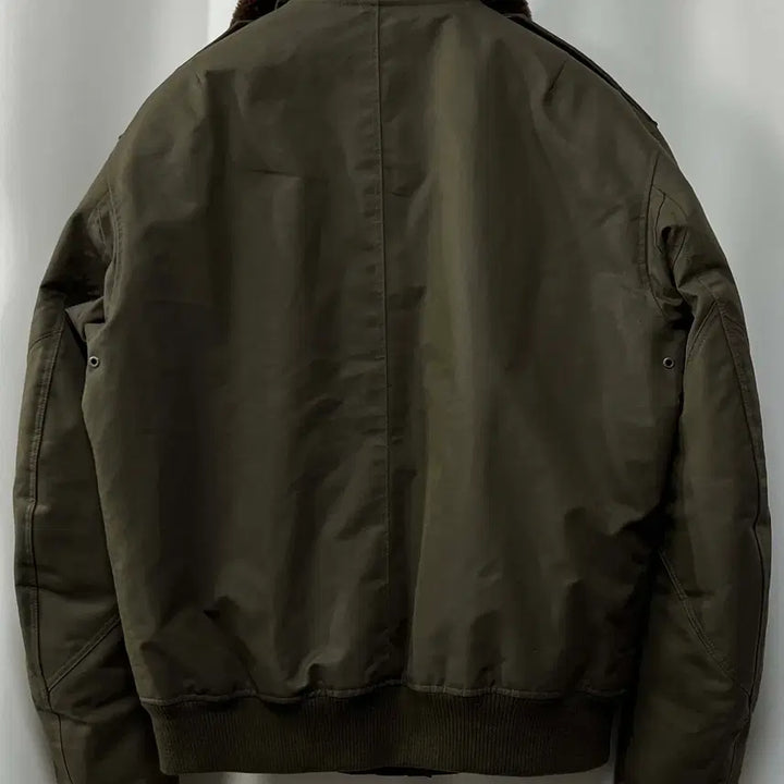 [BUNJANG] Polo Ralph Lauren B-15 Lambskin Shearling Waxed Down Flight Bomber Jacket / 폴로 랄프로렌 b-15 램스킨 시어링 왁스드 다운 플라이트 봄버자켓