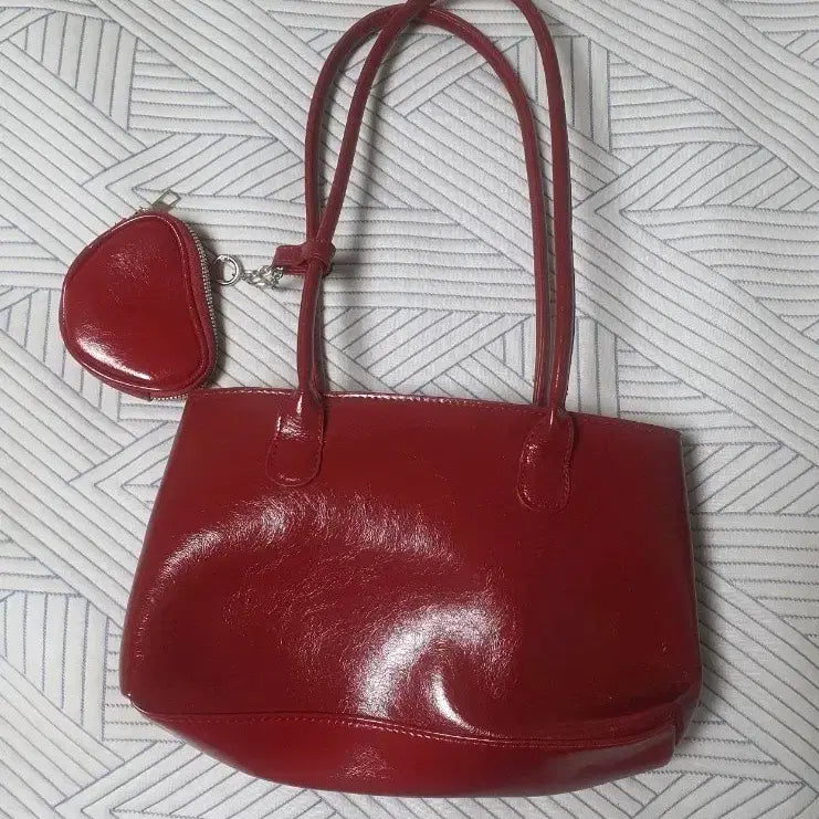 [BUNJANG] Shoulder Handbag and Card Wallet Set / 예쁜 핸드백+지갑