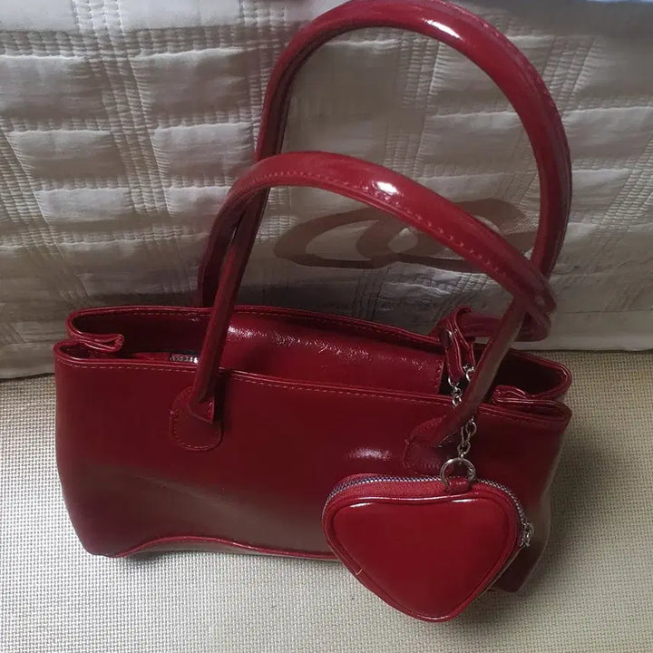 [BUNJANG] Shoulder Handbag and Card Wallet Set / 예쁜 핸드백+지갑