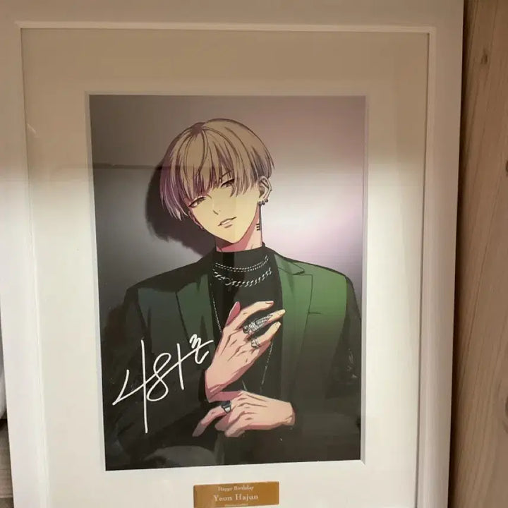 [BUNJANG] Paradox Live Yeon Ha Jun 2025 Birthday Frame / 파라라이 연하준 2025 생일 액자