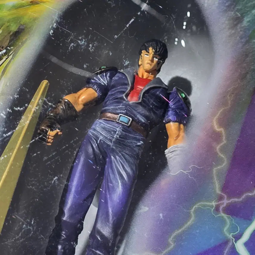 [BUNJANG] Fist of the North Star Rhythm Art Clock (1983 NSP) - Kenshiro, Raoh, Toki Figures, Voice &amp; LED Features / (미개봉)(초레어) 북두의권 리듬 아트클락 [북두신권]