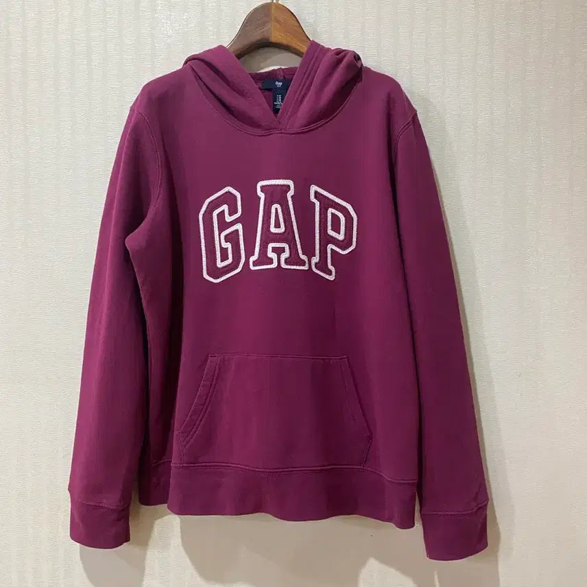 [BUNJANG] Gap Fleece Hoodie (Purple) - Women&