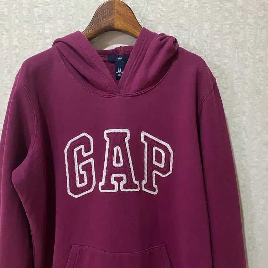 [BUNJANG] Gap Fleece Hoodie (Purple) - Women&