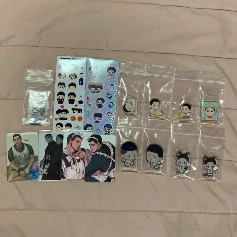 [BUNJANG] Slam Dunk Woosung Myungheon Acrylic Korotto Keyring Sticker Photocard / 슬램덩크 우성명헌 비공굿 아크릴 코롯토 키링 스티커 포카