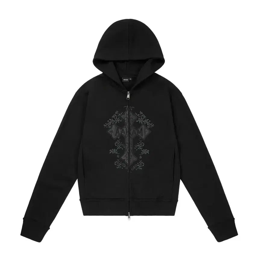 [SOLD OUT] AKM CROS2 Zip-Up Hoodie (Black)