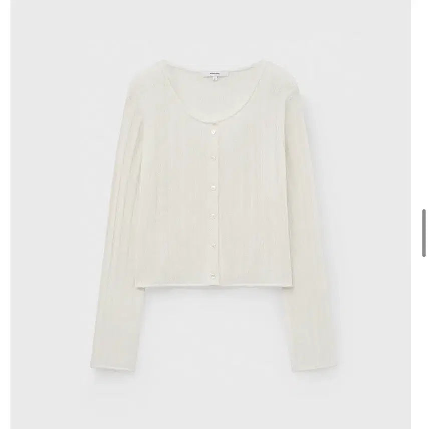 [BUNJANG] Mongdol Alpaca Ivory Cardigan / 몽돌 알파카 아이보리 가디건