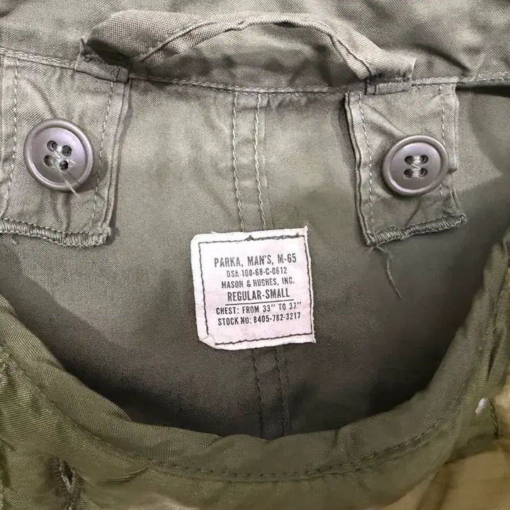 [SOLD OUT] (레어) 미군 오리지널 m65 피쉬테일 파카 1세대 S