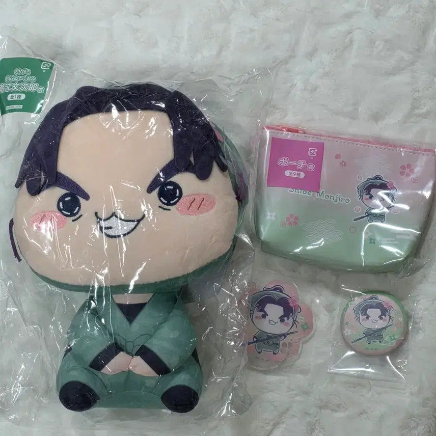 [BUNJANG] Nintama Rantaro Furyukuji Sakura Mochipiko Dan Monjiro Plush (Sealed) / 미개봉 ) 닌타마 란타로 후류쿠지 사쿠라 모찌피코의 단 몬지로