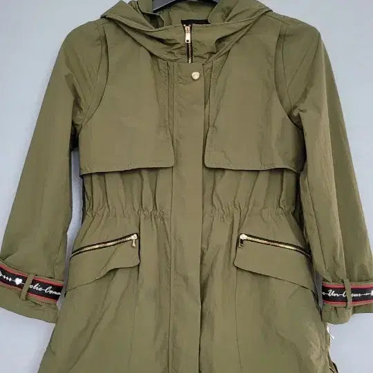 [BUNJANG] Egoist Khaki Hooded Parka Jacket / 에고이스트 카키색 야상