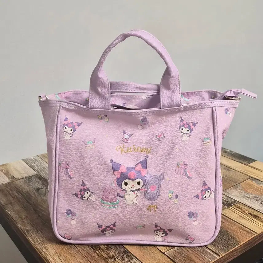 [BUNJANG] Kuromi Purple Tote Bag / 쿠로미 퍼플 토트백 가방