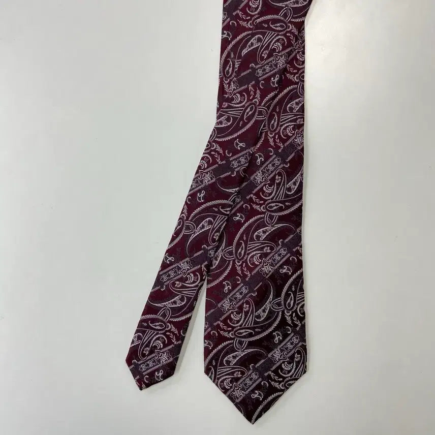 [BUNJANG] DAKS Paisley Silk Necktie / 닥스 (DAKS) 명품 정품 페이즐리 넥타이