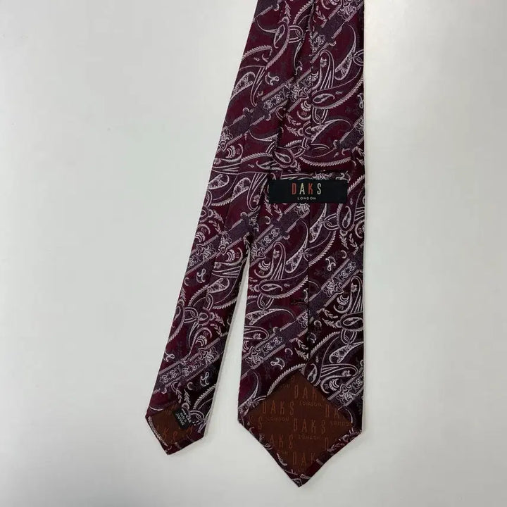 [BUNJANG] DAKS Paisley Silk Necktie / 닥스 (DAKS) 명품 정품 페이즐리 넥타이