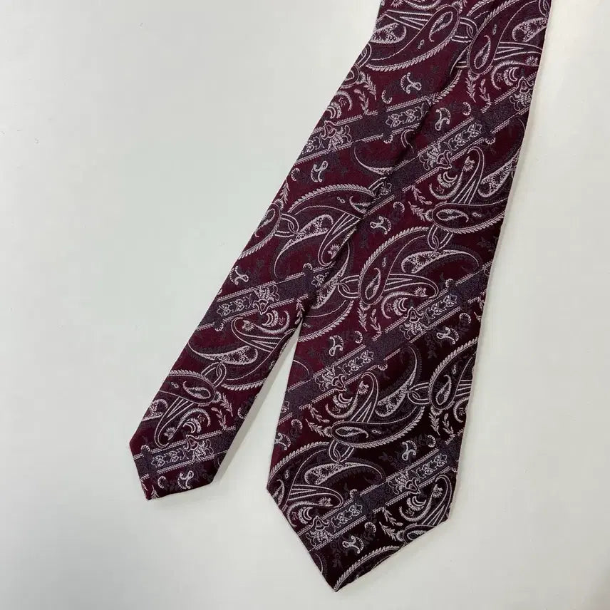 [BUNJANG] DAKS Paisley Silk Necktie / 닥스 (DAKS) 명품 정품 페이즐리 넥타이