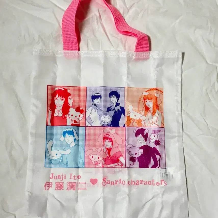 [BUNJANG] Sanrio Ito Junji Collaboration Eco Bag / 산리오 X 이토준지 콜라보 에코백 새상품