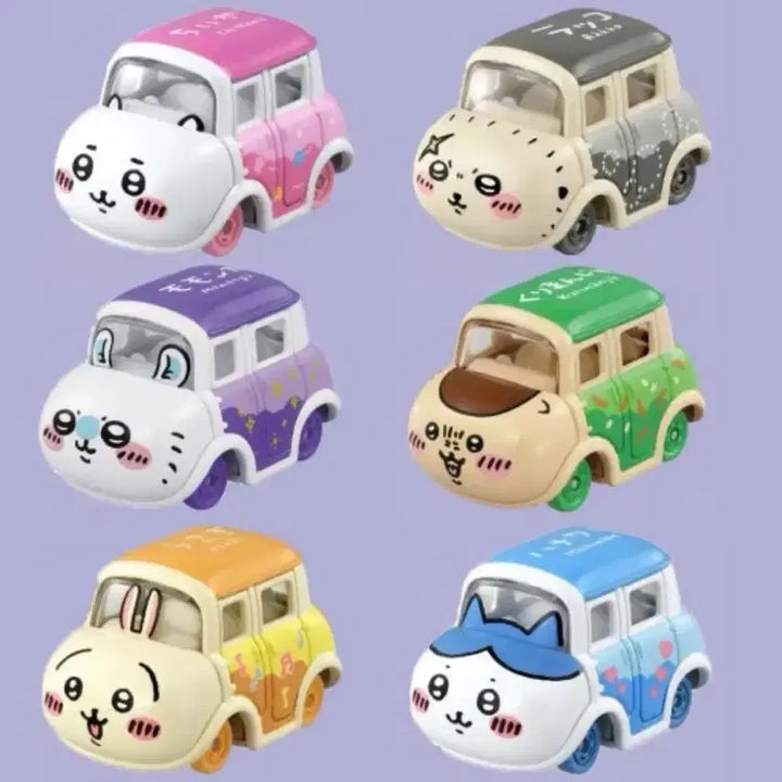 [BUNJANG] Tomica x Munchkin Friends Chiikawa Hachiware Usagi 6-Type Set with Case / [6종+케이스] 먼작귀 토미카 치이카와 하치와레 우사기