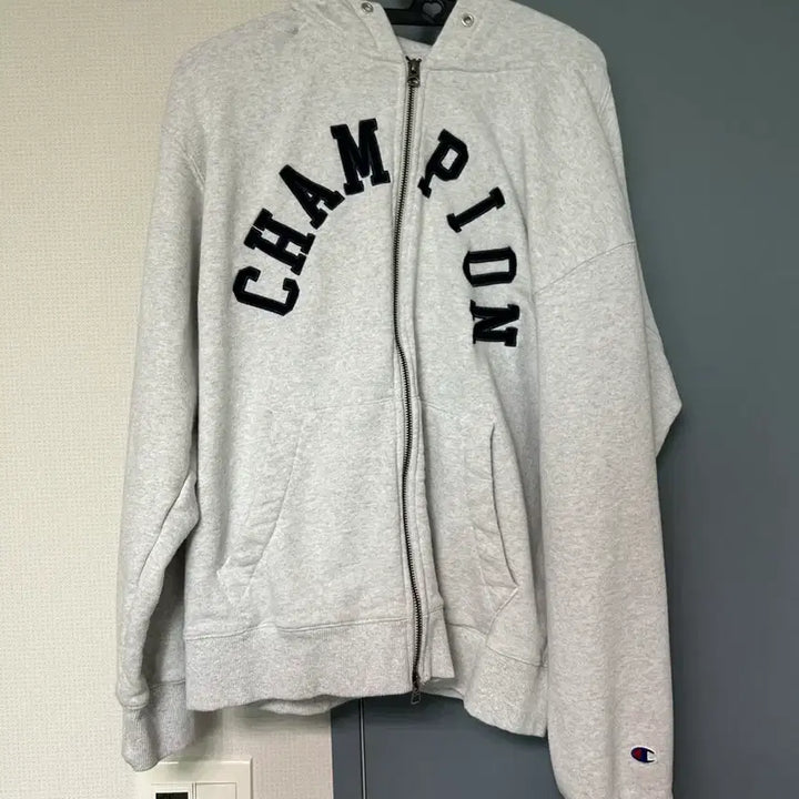 [SOLD OUT] 챔피온 아치 로고 루즈핏 후드 집업 L