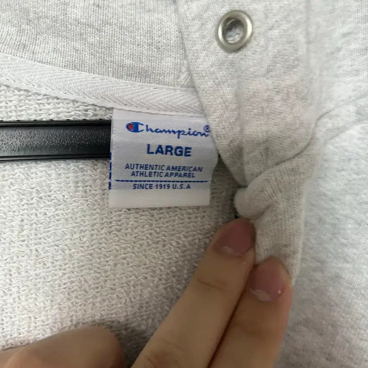 [SOLD OUT] 챔피온 아치 로고 루즈핏 후드 집업 L