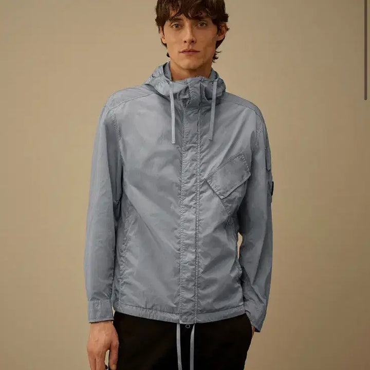 [BUNJANG] CP Company Hooded Lens Overshirt (Gray) M / CP컴퍼니 후드 렌즈 오버셔츠 (그레이) M