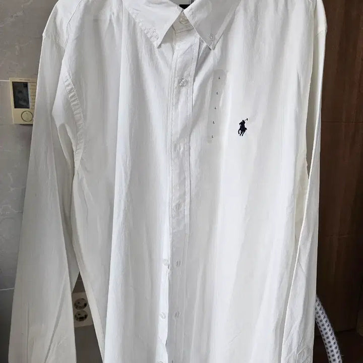 [BUNJANG] Polo Ralph Lauren Classic Fit White Shirt - Size L / 폴로 랄프로렌 화이트 셔츠 L사이즈 새상품 클래식핏(마지막 가격인하)
