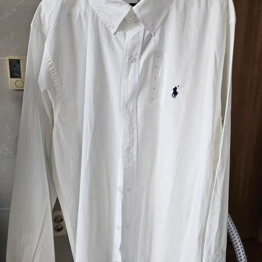 [BUNJANG] Polo Ralph Lauren Classic Fit White Shirt - Size L / 폴로 랄프로렌 화이트 셔츠 L사이즈 새상품 클래식핏(마지막 가격인하)