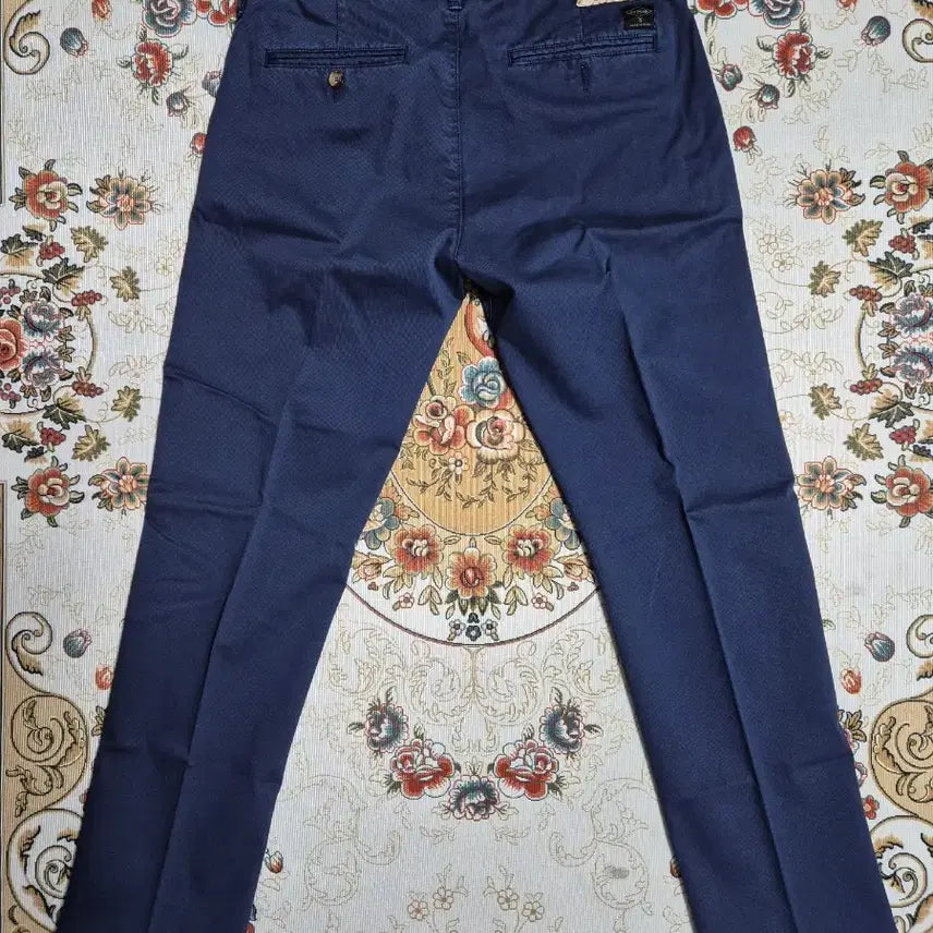 [BUNJANG] Re-Hash Navy Cotton Trousers - Size 34 / Re-Hash 네이비 남성 면바지/34