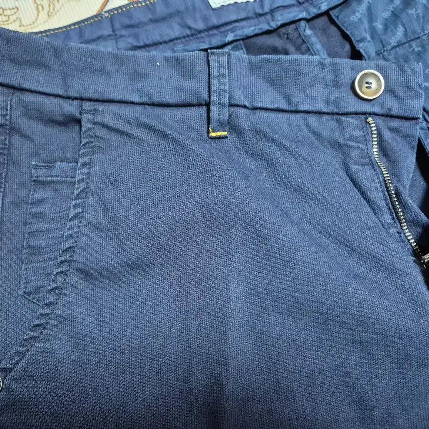[BUNJANG] Re-Hash Navy Cotton Trousers - Size 34 / Re-Hash 네이비 남성 면바지/34