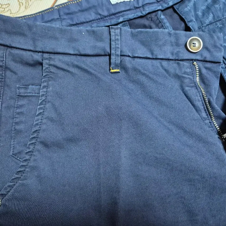 [BUNJANG] Re-Hash Navy Cotton Trousers - Size 34 / Re-Hash 네이비 남성 면바지/34