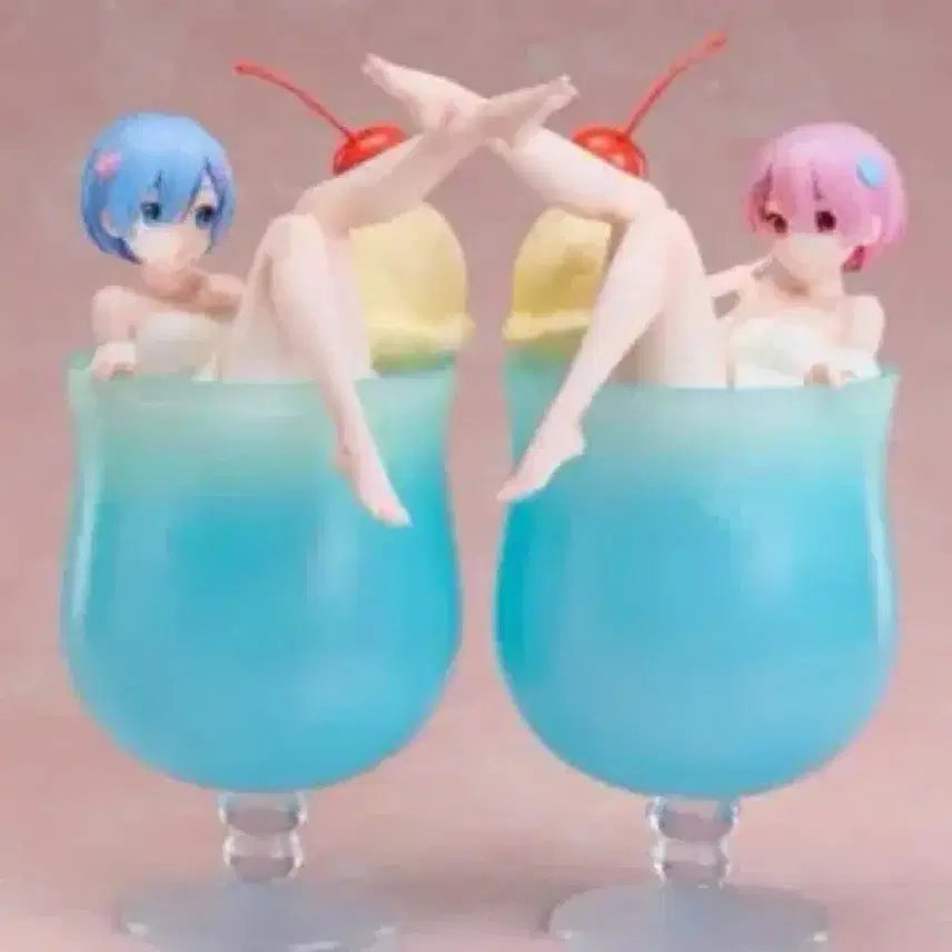 [BUNJANG] Re:Zero Cream Soda Rem Ram Figure (Sealed) / 리제로 크림소다 렘 람 피규어 미개봉