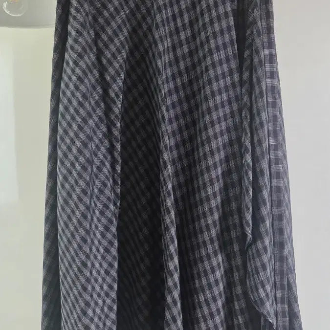 [BUNJANG] REPLAIN Check Wrap Long Skirt / REPLAIN 리플레인 체크 랩 롱 스커트