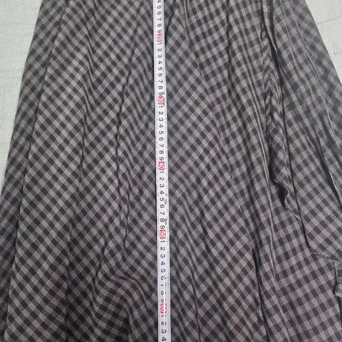 [BUNJANG] REPLAIN Check Wrap Long Skirt / REPLAIN 리플레인 체크 랩 롱 스커트