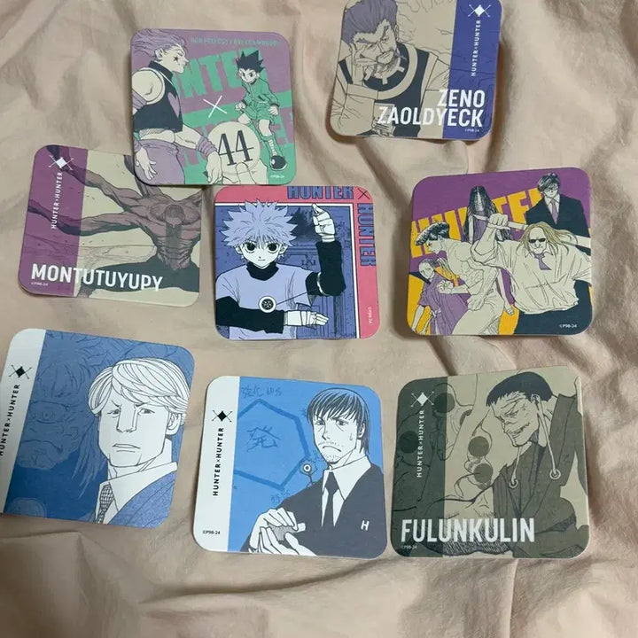 [BUNJANG] Hunter x Hunter Jump Shop Art Coaster Bundle Set / 헌터헌터 점프샵 아트코스터 히소카 키르아 곤 일괄