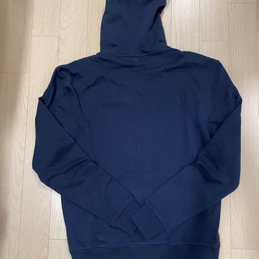 [SOLD OUT] [거의 새제품] 아미 ami 하트로고 코튼 후드집업 나이트 블루 L