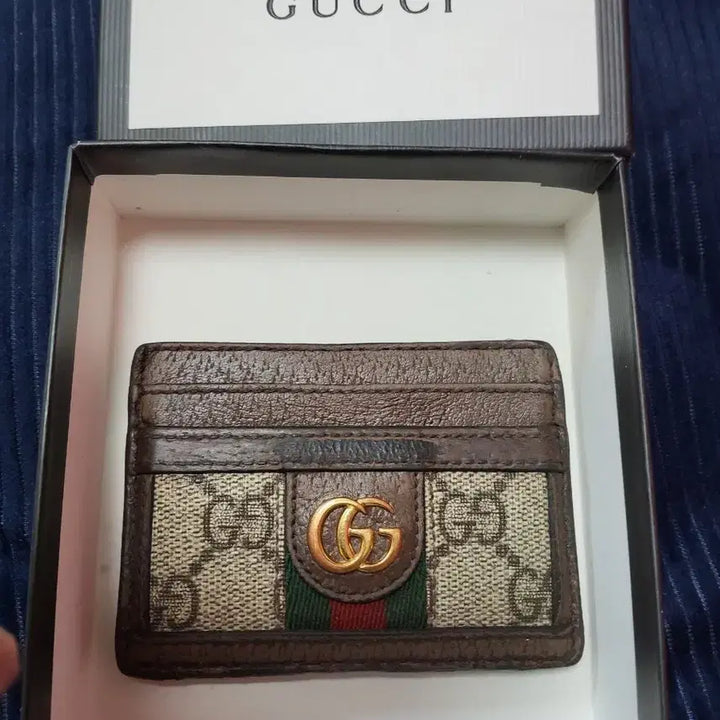 [BUNJANG] Gucci Ophidia GG Supreme Card Wallet / 구찌 오피디아 카드지갑 GG 수프림