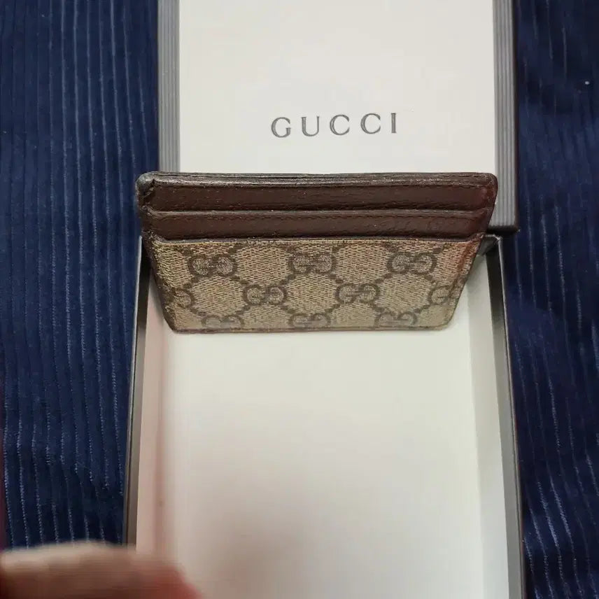 [BUNJANG] Gucci Ophidia GG Supreme Card Wallet / 구찌 오피디아 카드지갑 GG 수프림