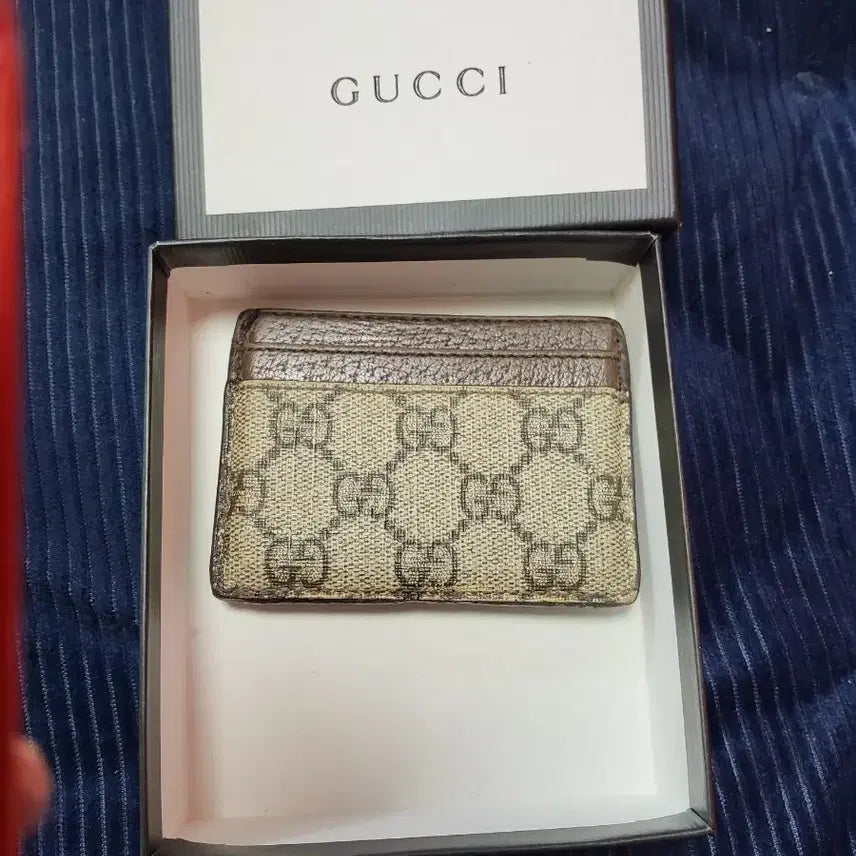 [BUNJANG] Gucci Ophidia GG Supreme Card Wallet / 구찌 오피디아 카드지갑 GG 수프림