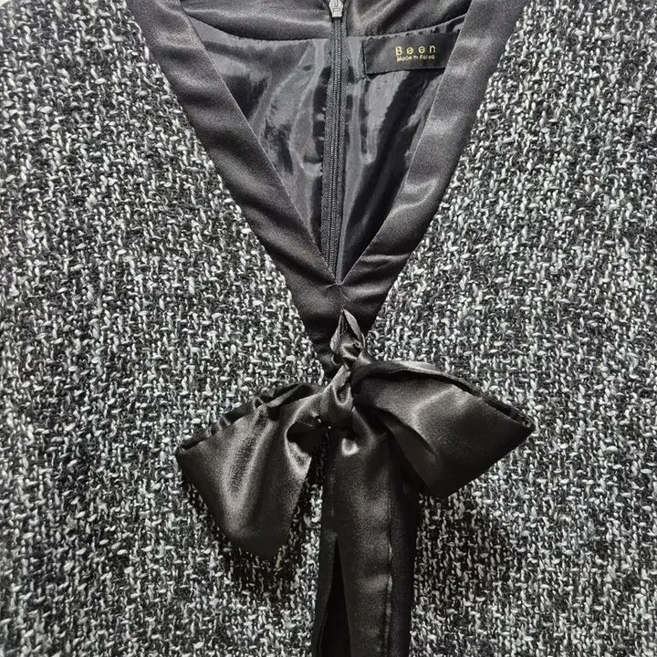 [BUNJANG] BEEN Tweed Ribbon Midi Dress / (세일)(새상품)BEEN 트위드 리본 원피스
