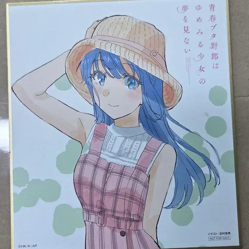 [BUNJANG] Seishun Buta Yarou Shikishi Art Board / 청춘돼지 색지