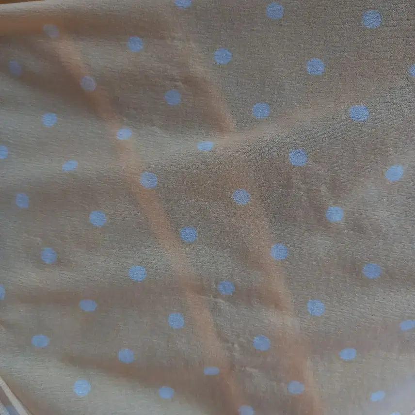 [BUNJANG] Vintage Yellow Dot Blouse / 빈티지 옐로우 도트 블라우스