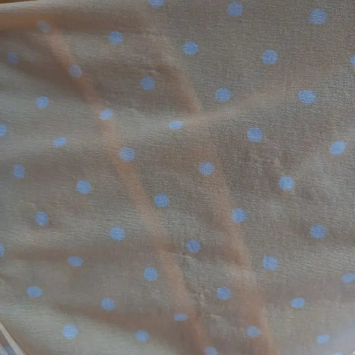 [BUNJANG] Vintage Yellow Dot Blouse / 빈티지 옐로우 도트 블라우스