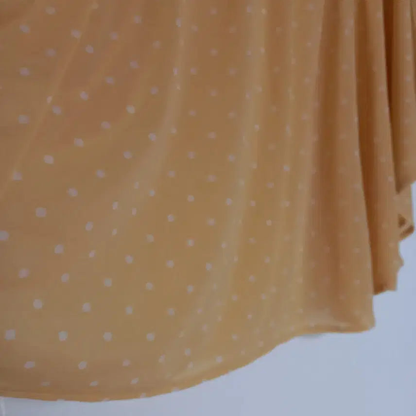 [BUNJANG] Vintage Yellow Dot Blouse / 빈티지 옐로우 도트 블라우스