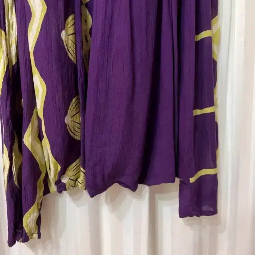 [BUNJANG] Rulmani Ethnic Pattern Long Skirt Pants / (새상품) 에스닉 Rulmani 패턴 롱 스커트 바지