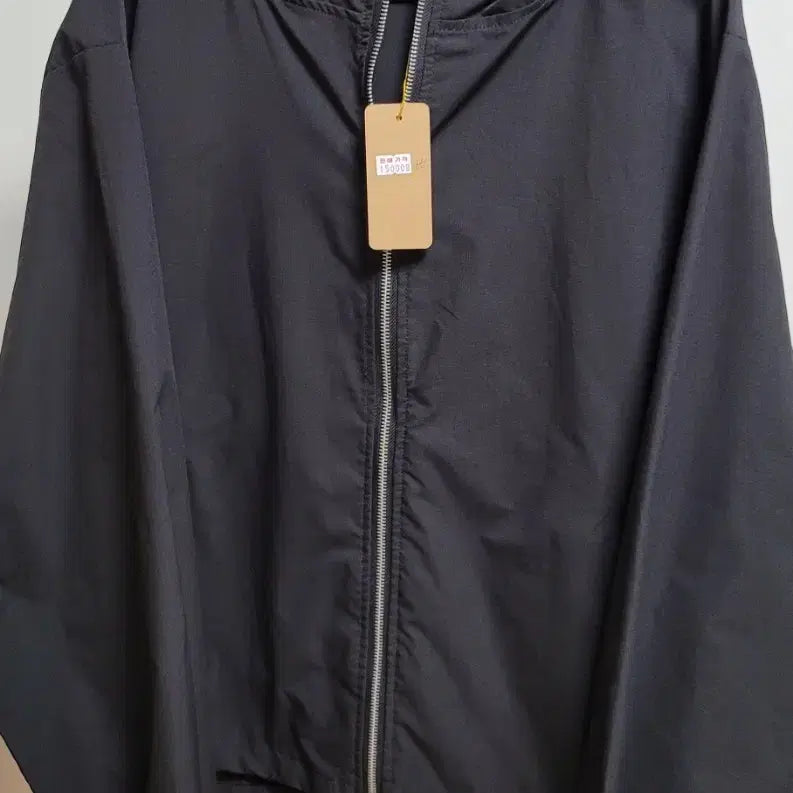 [BUNJANG] UU Unique Unisex Hooded Windbreaker Black / UU Unique Unisex 후드 바람막이 블랙