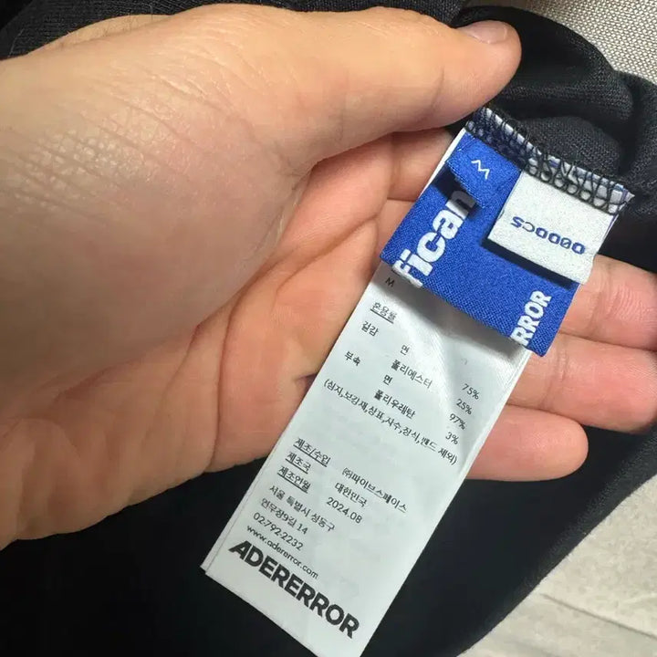 [BUNJANG] ADER Error Significant TRS Tag T-shirt M / 아더에러 시그니피컨트 TRS 태그 티셔츠 M