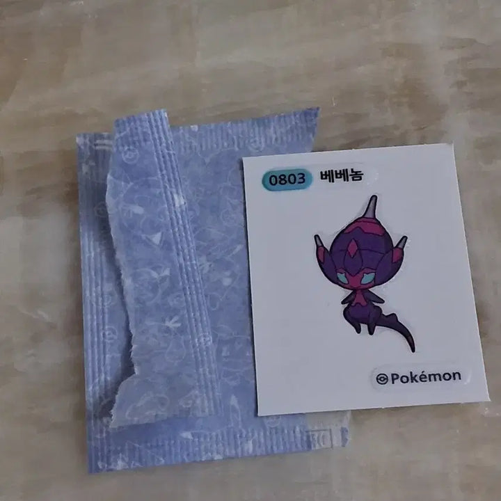 [BUNJANG] Pokemon 0803 Bevenom Tteubiseal Sticker / 포켓몬 포켓몬스터 0803 베베놈 띠부씰 스티커 띠부띠부씰