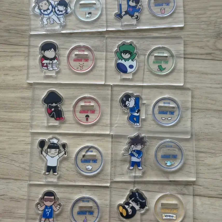 [BUNJANG] Gabage Time Jakbbung Acrylic Stand Bundle Set / 가비지타임 작뿡 랜덤 아크릴스탠드 일괄