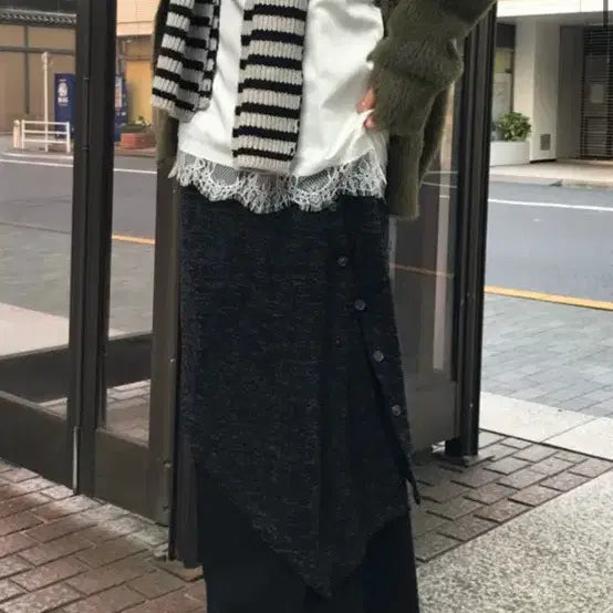 [BUNJANG] Aubnine Layered Maxi Skirt / 오브나인 스커트